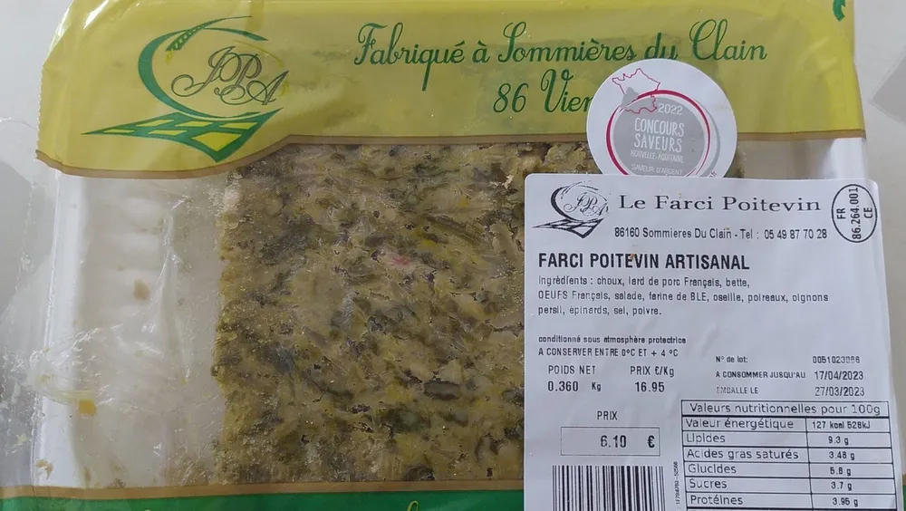 Farci poitevin artisanal
