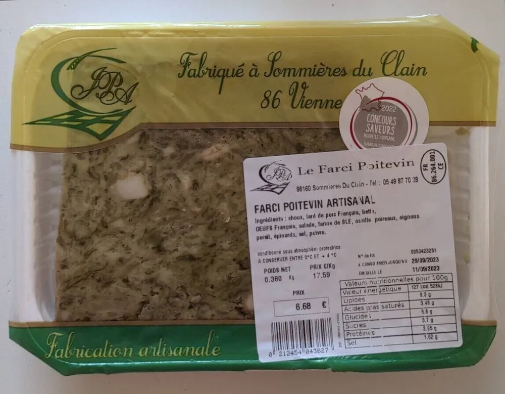 Farci poitevin artisanal