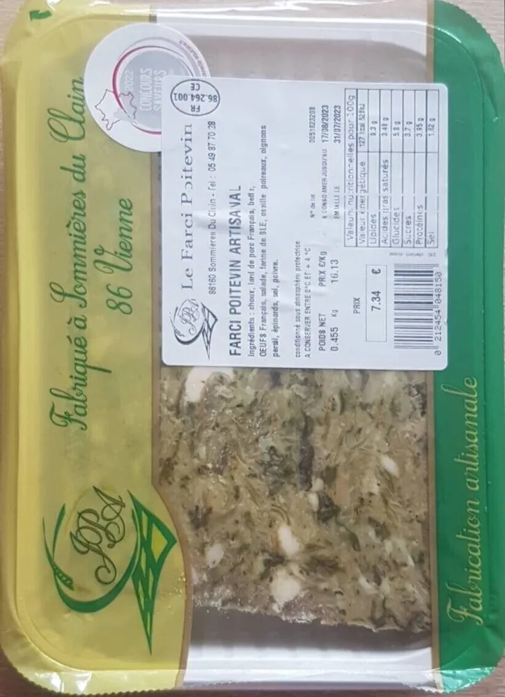 Farci Poitevin artisanal