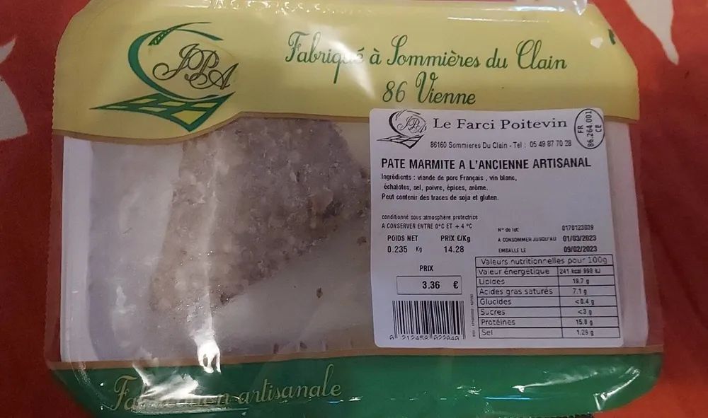 Pâté marmite à l'ancienne artisanal