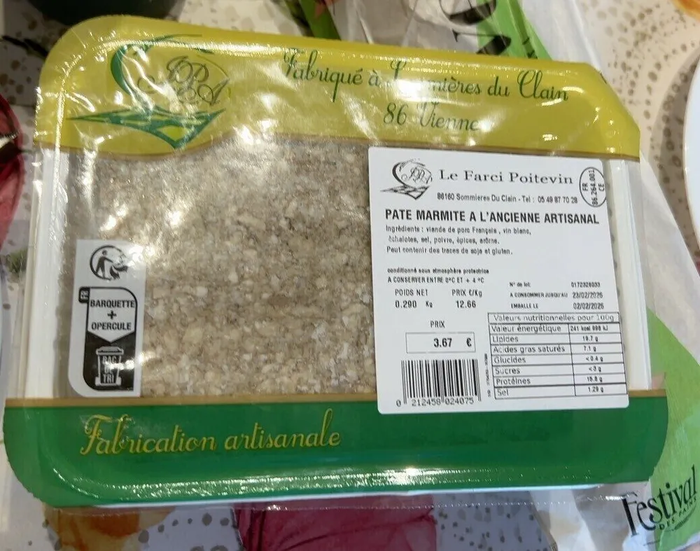 Pate marmite a l’ancienne artisanale