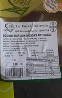 Boudin noir aux oignons artisanal