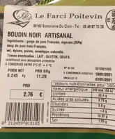 Boudin noir artisanal