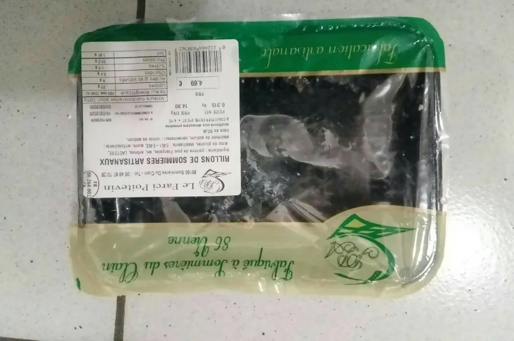 Rillons de Sommières artisanaux