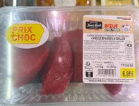 Viande bovine attédrie et saumuree