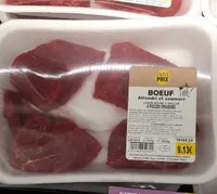 Bœuf attendri et saumuré
