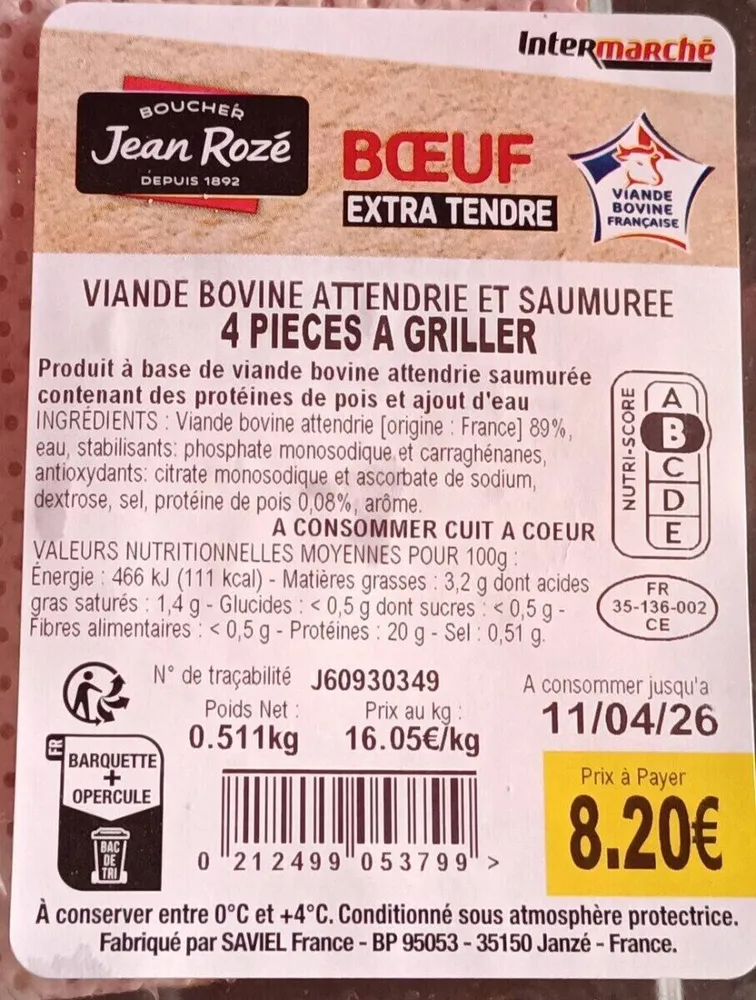 Viande Jean rosé