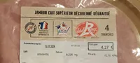 Jambon cuit supérieur label rouge