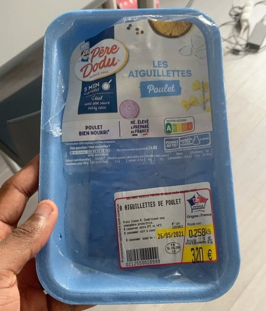Les aiguillettes poulet