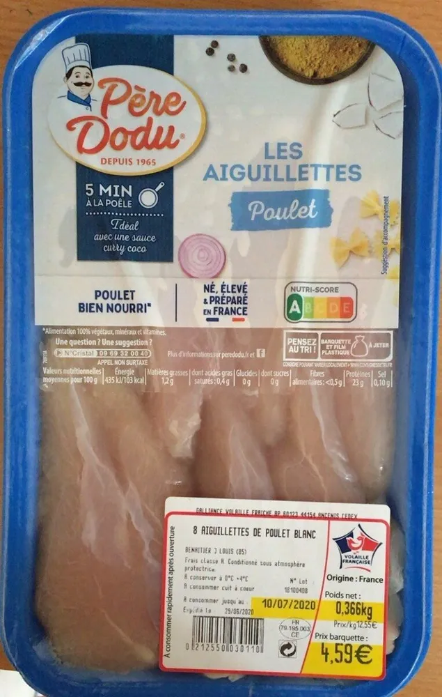les aiguillettes poulet