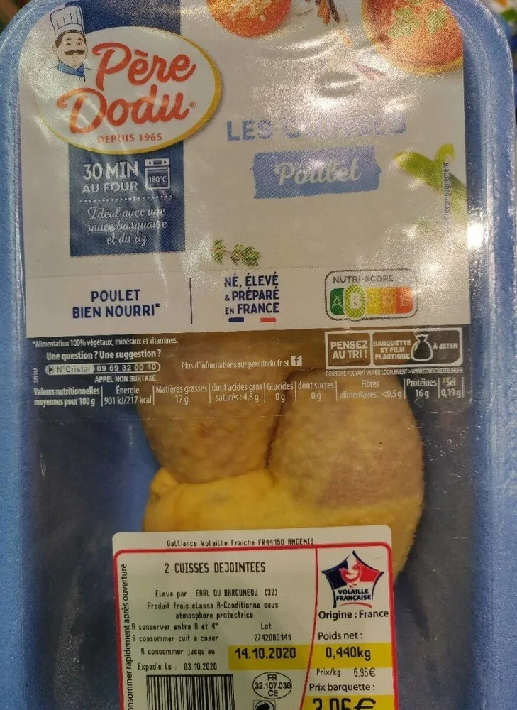 2 cuisses dejointees