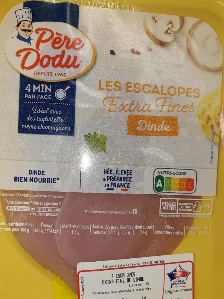 Escalope extra fine