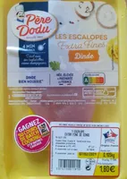 Les escalopes extra fines dinde