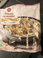 Risotto au poulet, champignons & crème