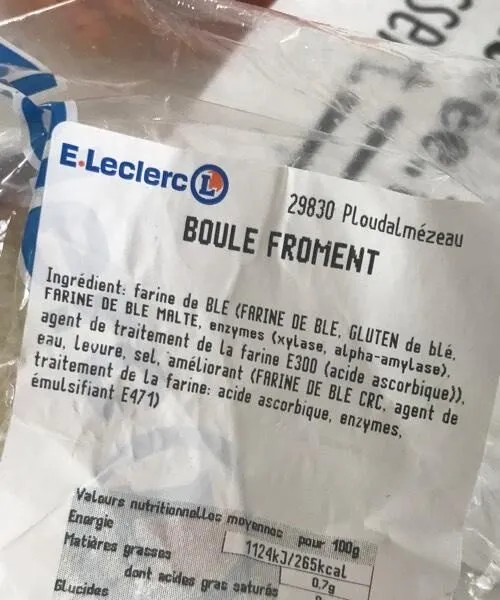 Boule froment