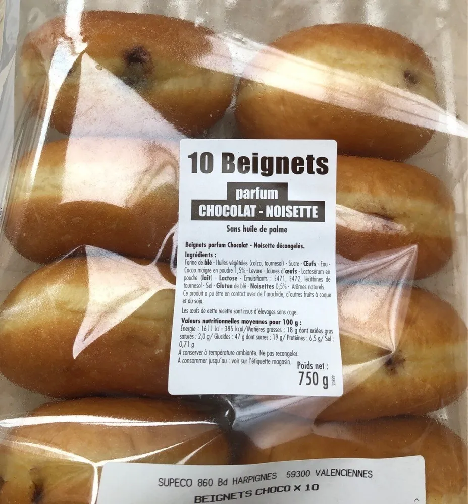 Beignets choco noisettes