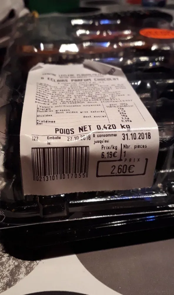 Éclairs parfun Chocolat