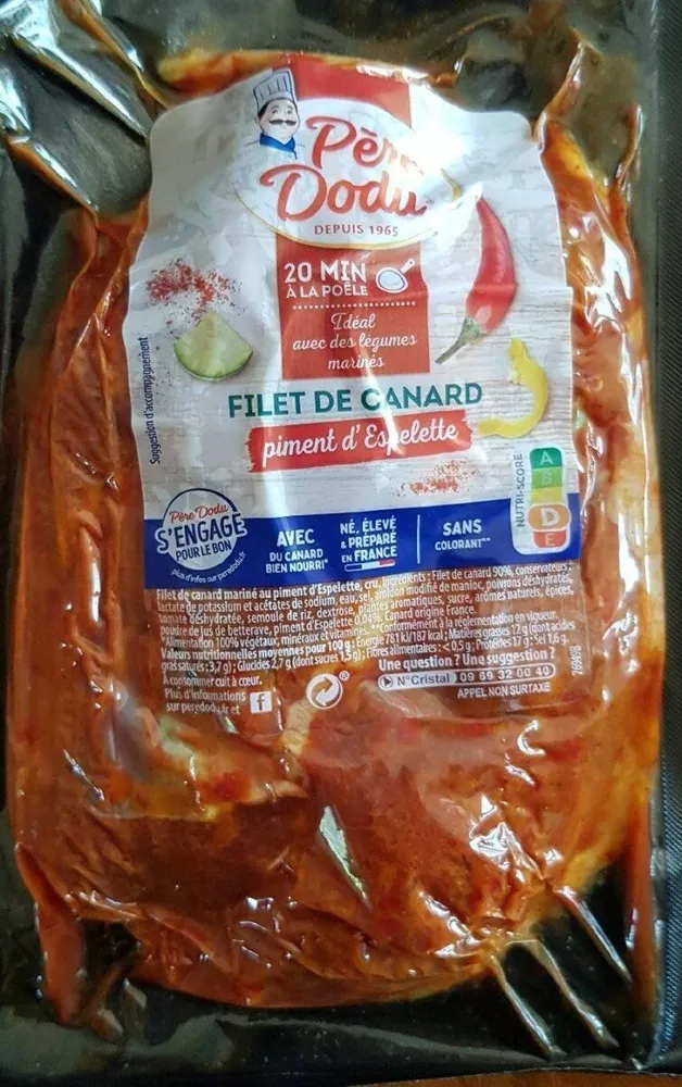 Filet de canard piment d'espelette
