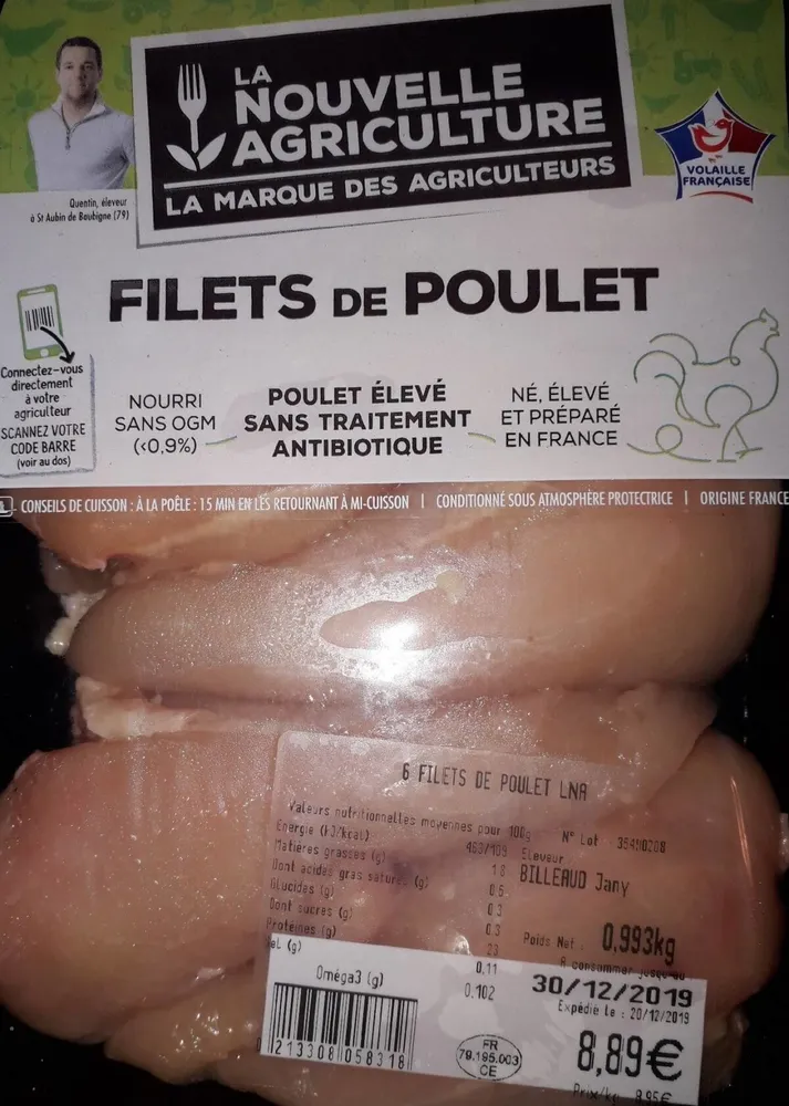 Filets de poulets