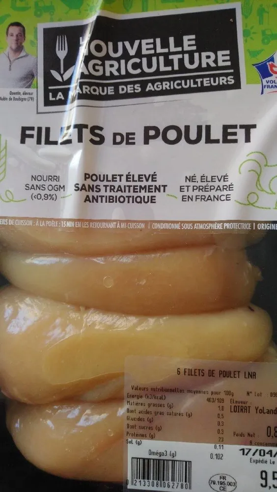 Filets de poulet