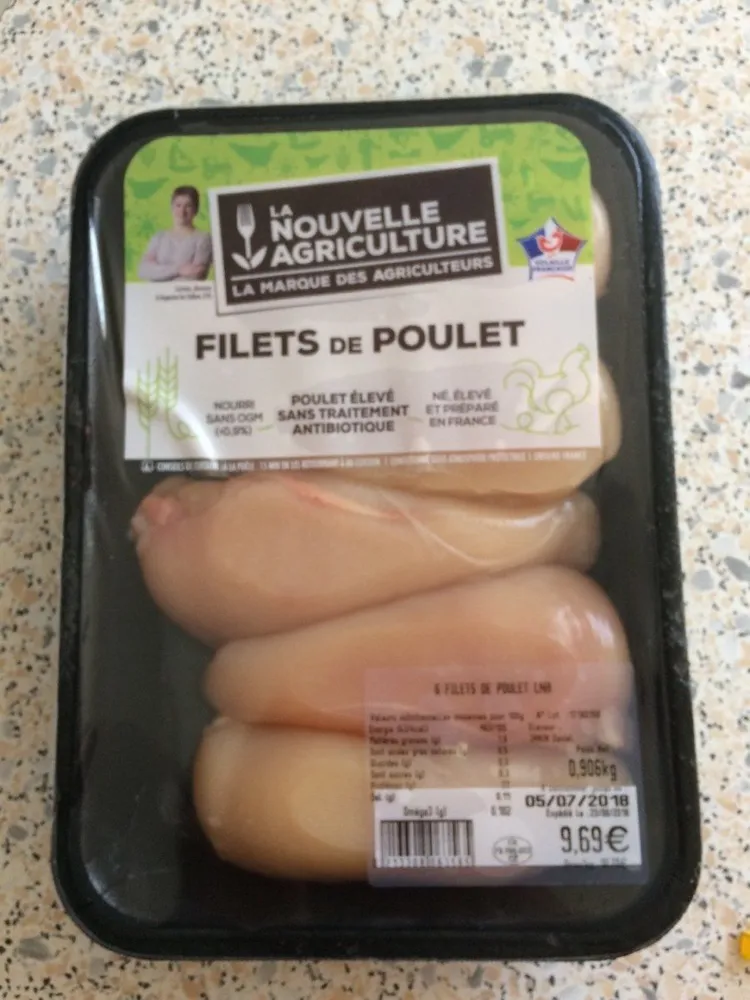 Filets de poulet