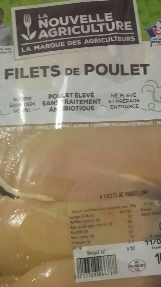 Filets de poulet