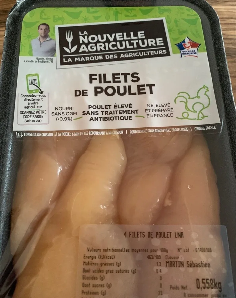Filets de poulet