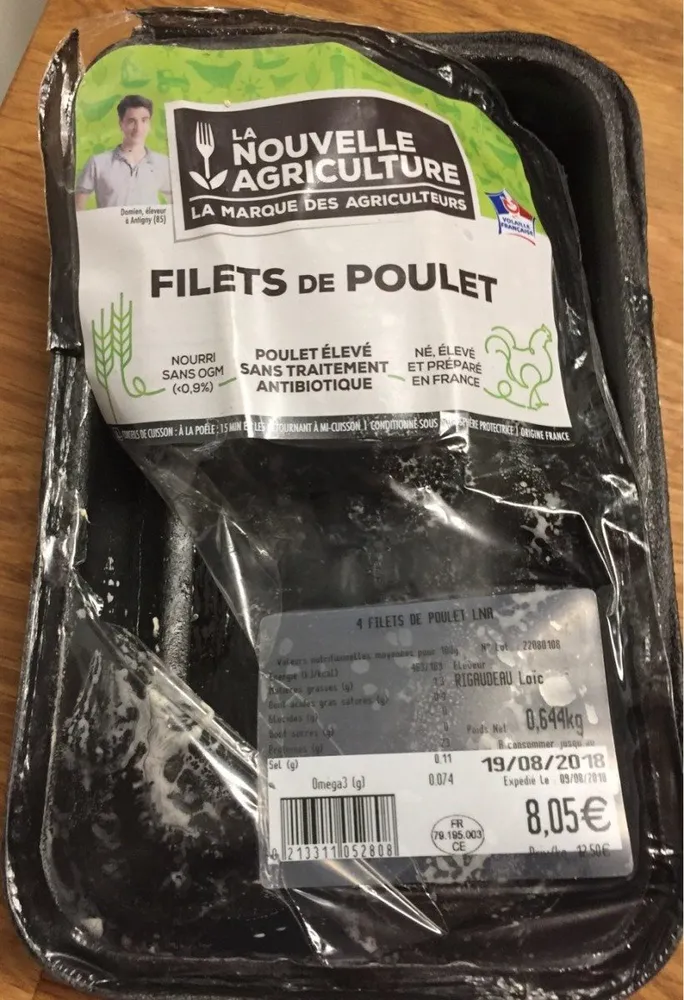 Filets de poulet