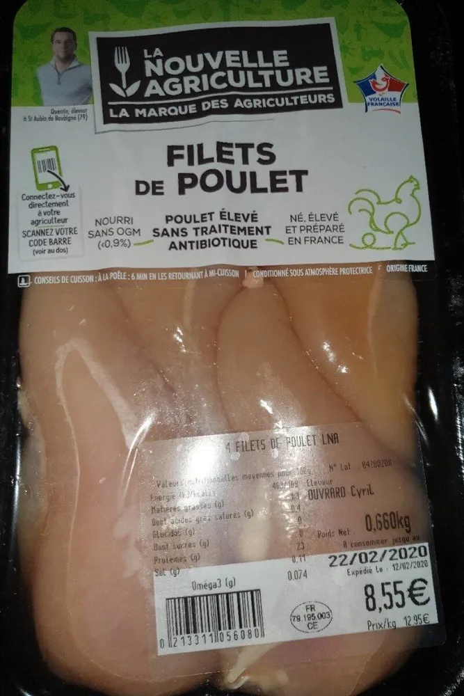 Filets de poulet