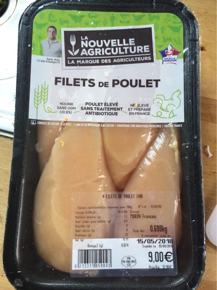 Filets de poulet