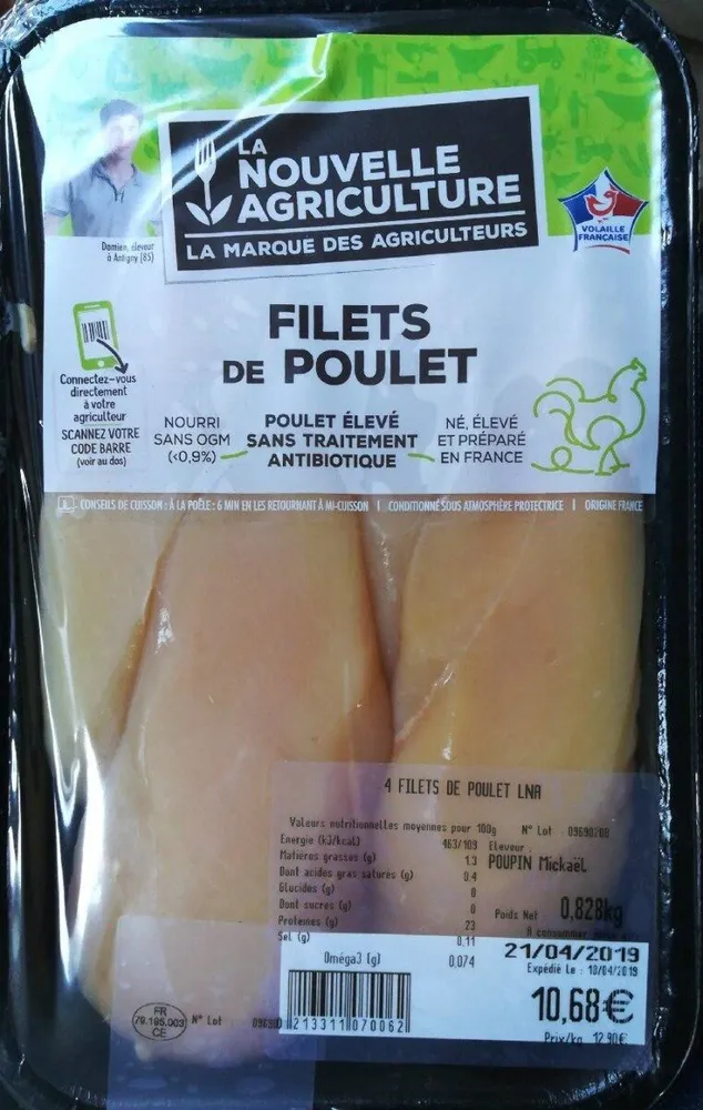Filets de poulet