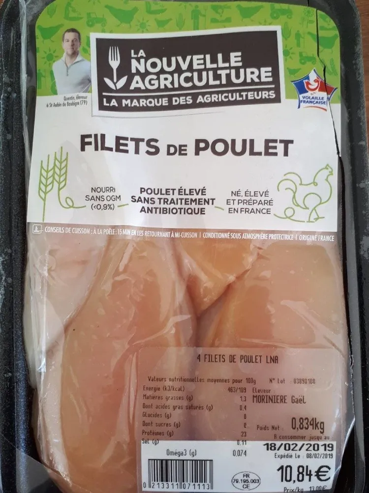 Filets de poulet
