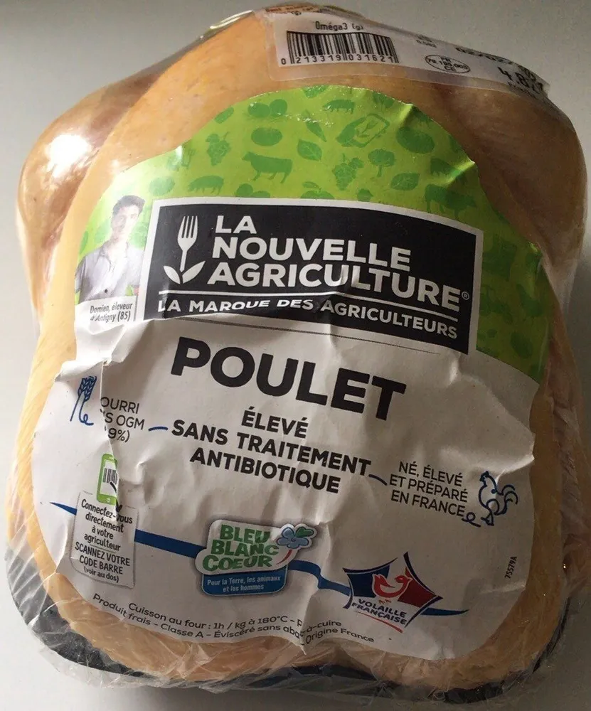 Poulet elevé sans traitement antibiotique
