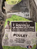 Poulet jaune prêt à cuire