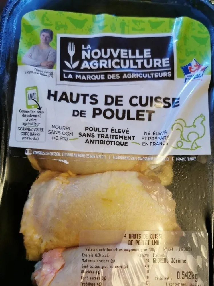 Hauts de cuisses de poulet