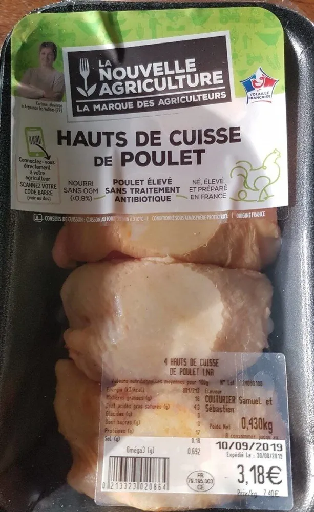 Hauts de cuisse de poulet