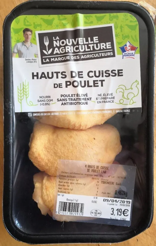 Hauts de cuisse de poulet