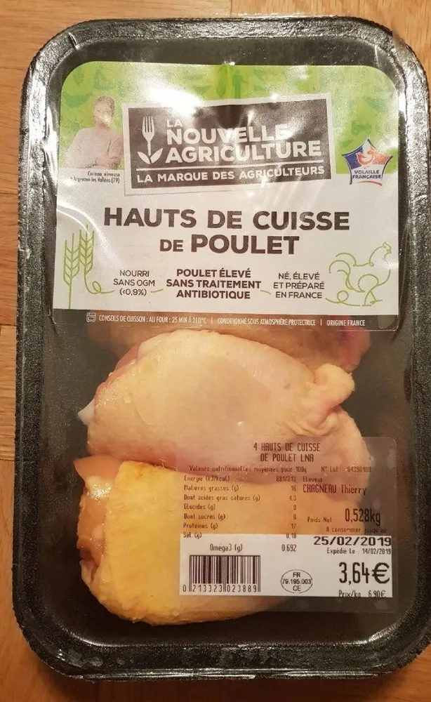 Hauts de cuisse de poulet