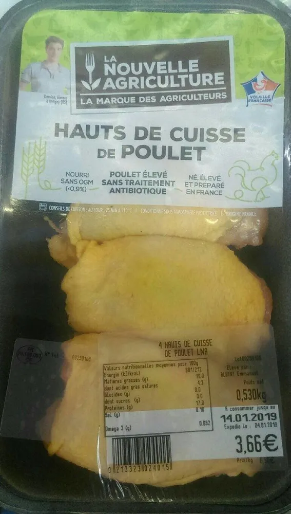 Hauts de cuisse de poulet