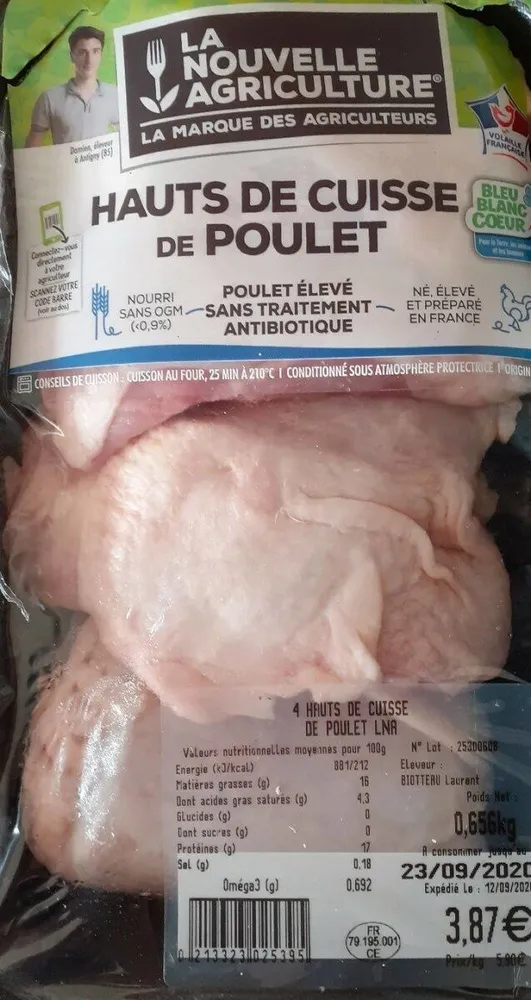 Hauts de cuisse de poulet