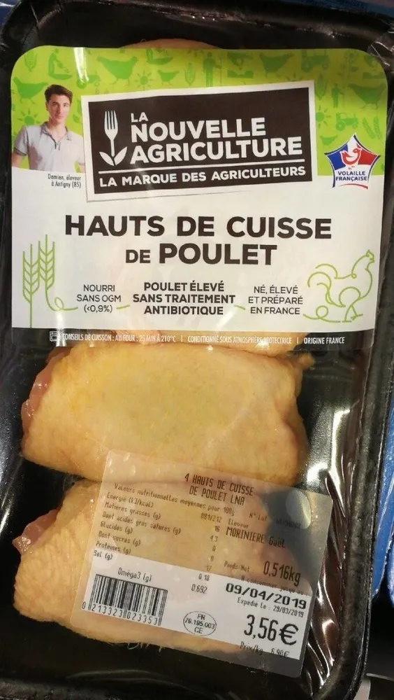 Hauts de cuisse de poulet