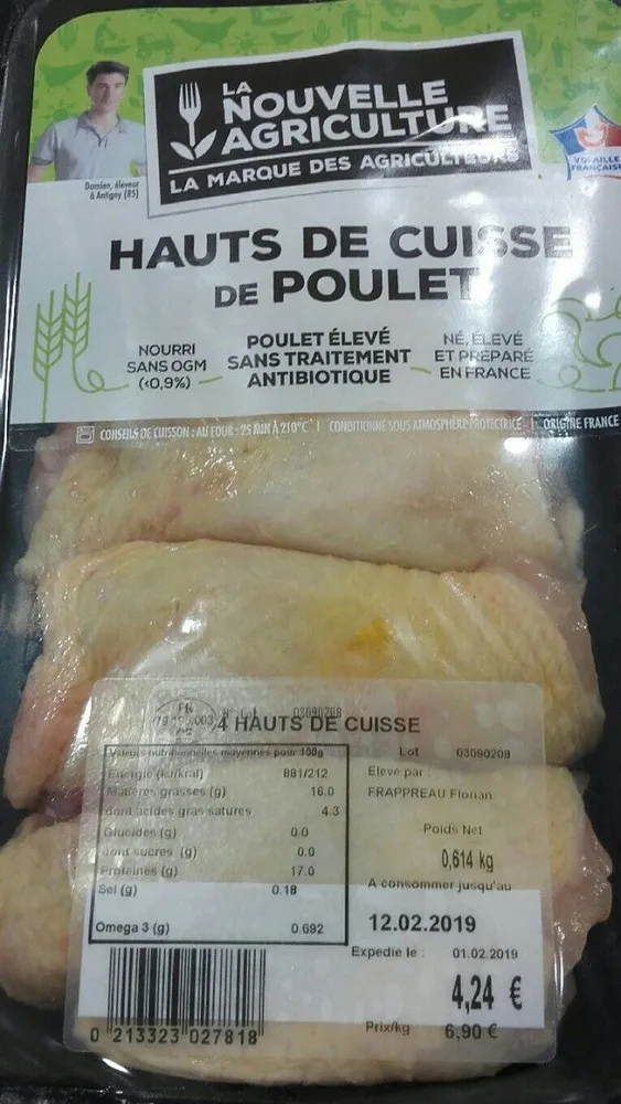 Hauts de cuisse de poulet