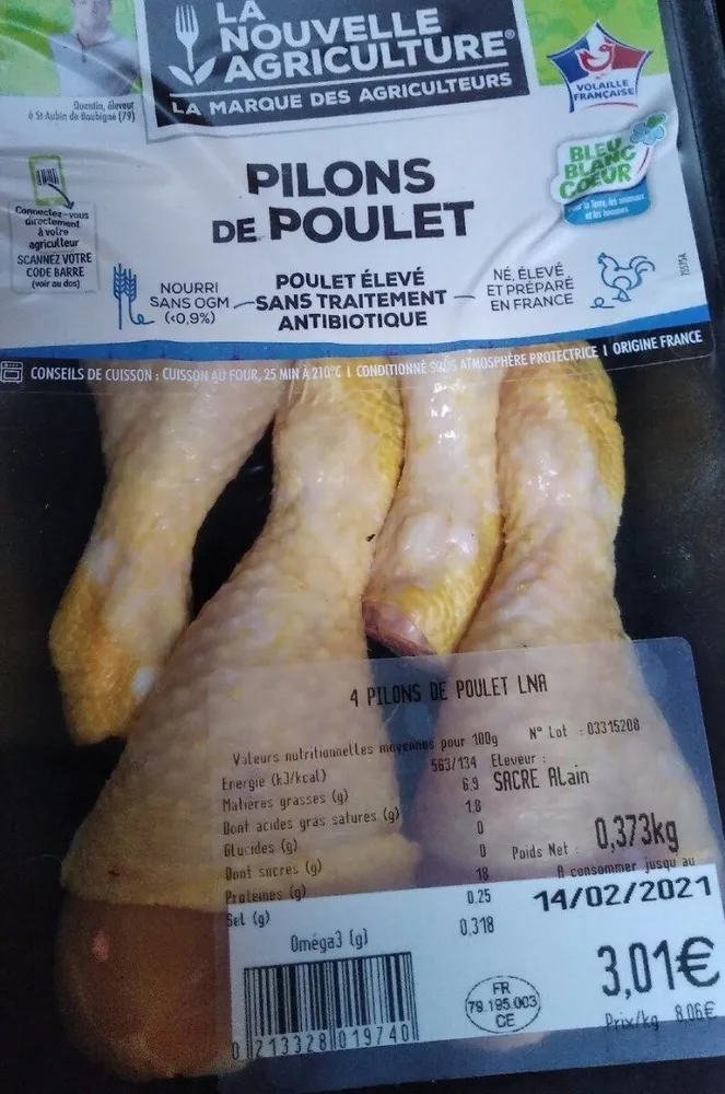 Pilons de poulet