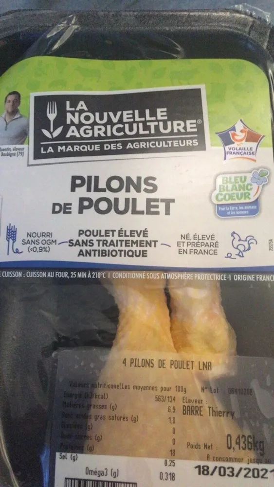 Pilons de poulet