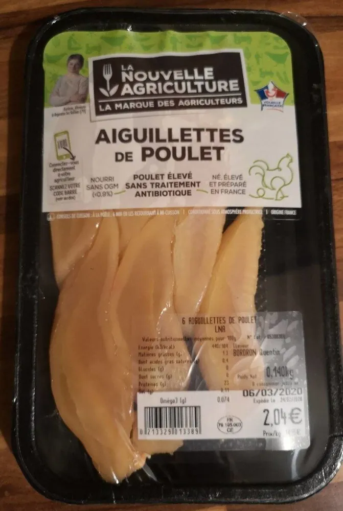 Aiguillettes de poulet