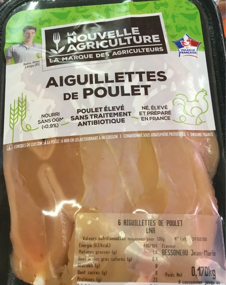 Auiguillettes poulet