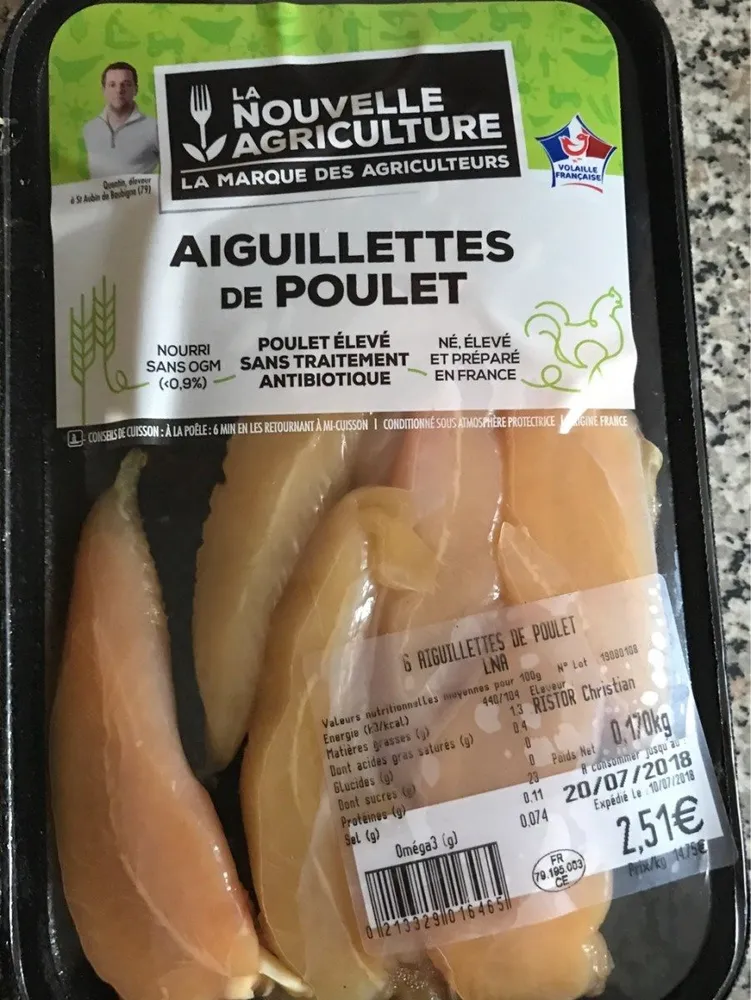Aiguillettes de poulet