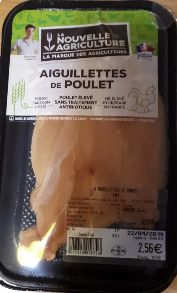 Aiguillettes de poulet