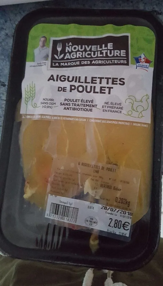 Aiguillettes de poulet