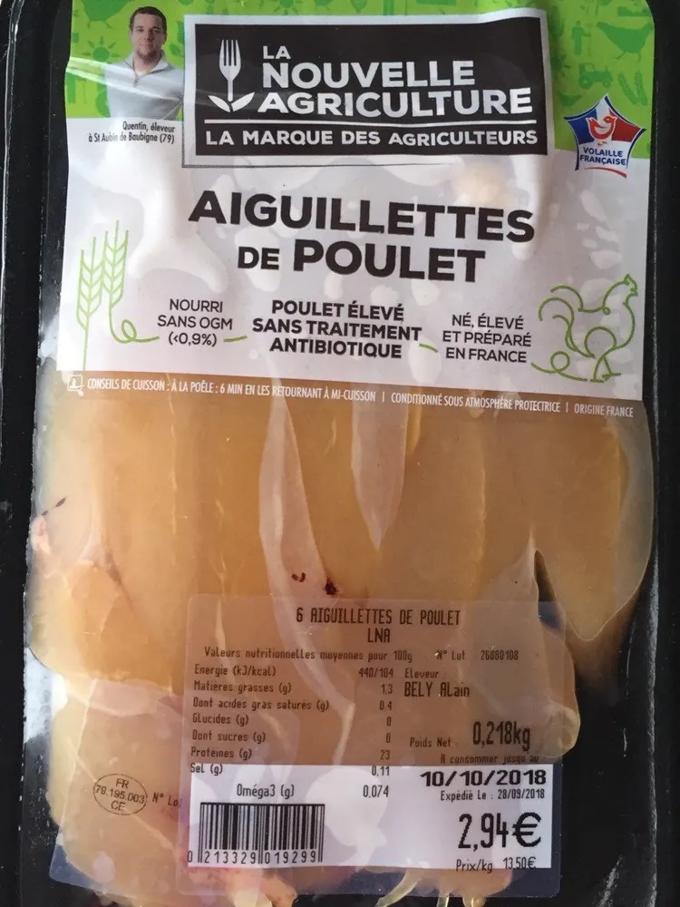 Aiguillettes de poulet